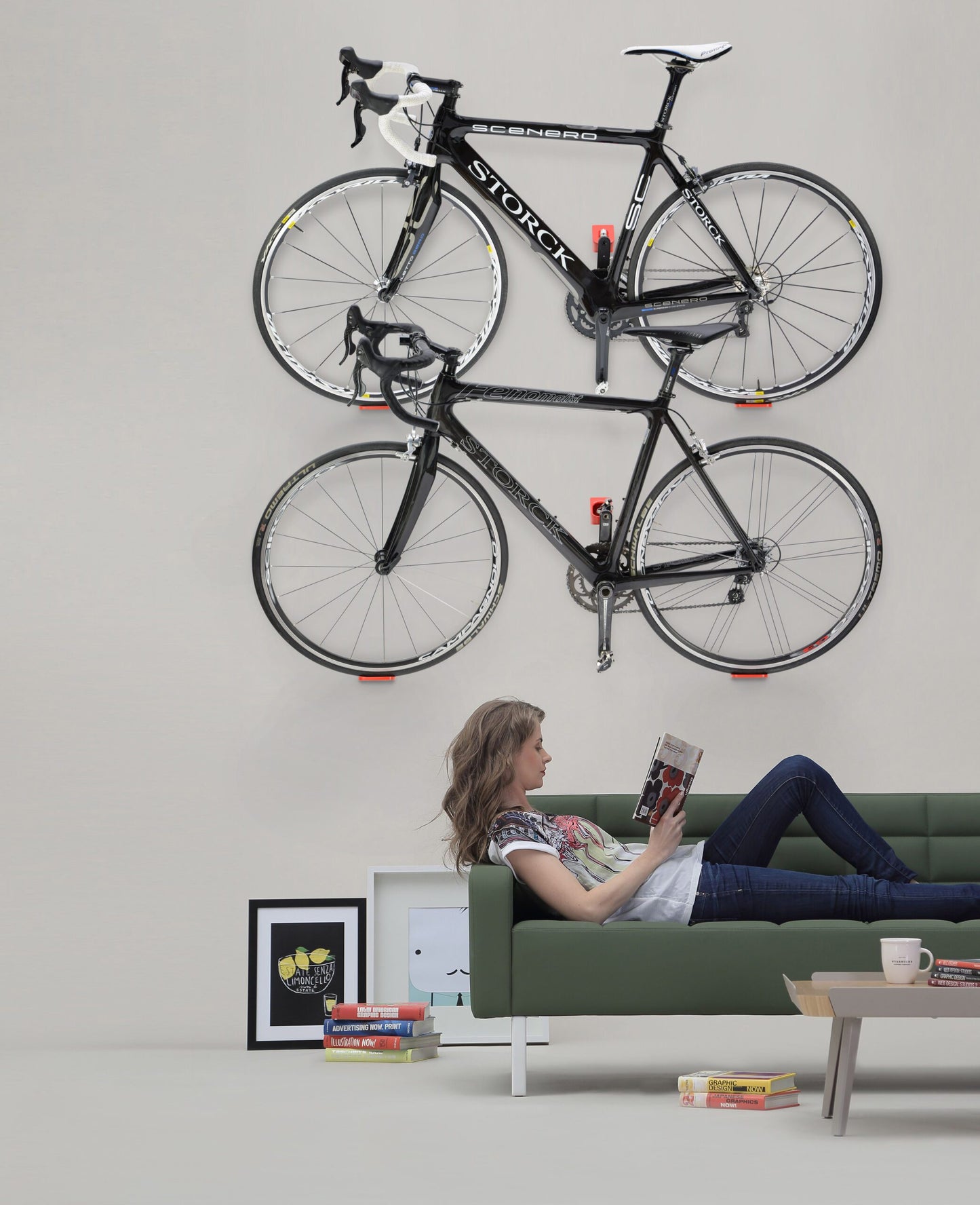 Cycloc Super Hero Horizontal Bicycle Storage Set