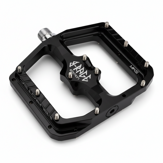 Burgtec Penthouse MK5 B-Rage Edition Flat Pedals Alloy